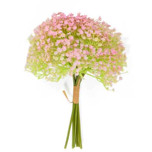 Букет розови дребнолистни цветчета 31 см - HHC932