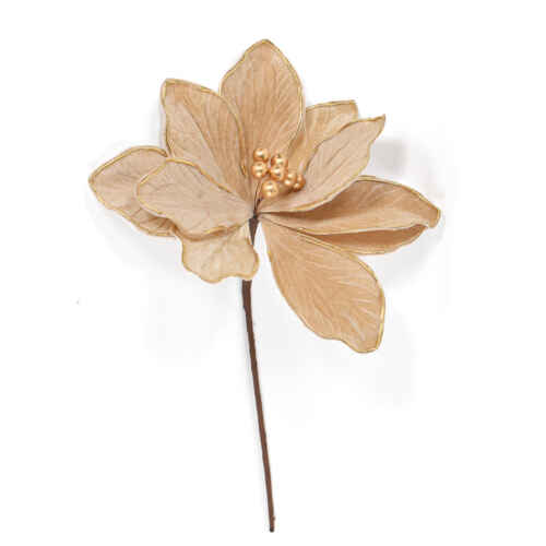 Златисто цвете с дръжка 30см - ECE1755