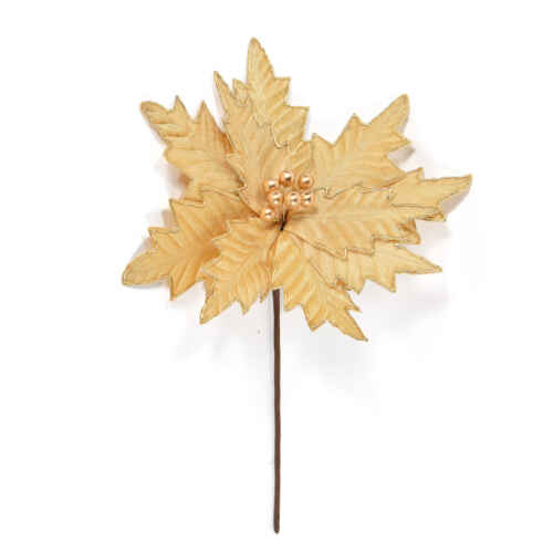 Коледна звезда златиста/жълта 45см - BMG175