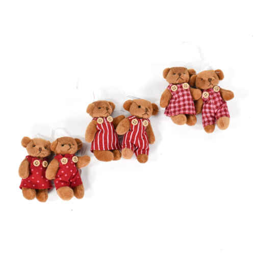 Плюшени мечета висулки микс 12бр. / 10см - JAF095