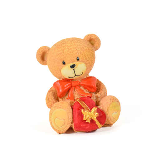 Мече със сърце полирезин 4 бр. - 9х12см - 25PR047