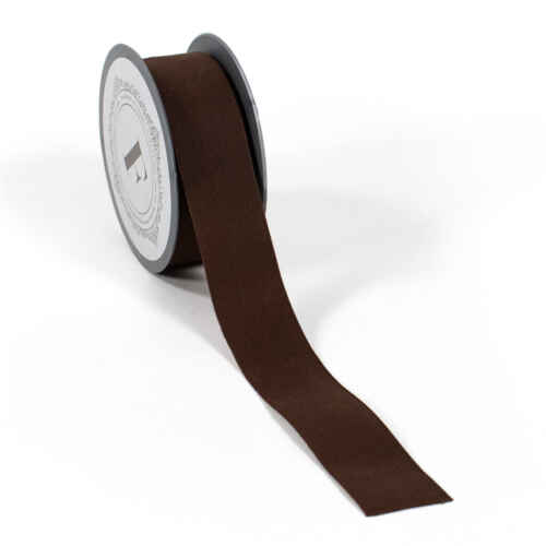 Платнена лента - 225449 - 3.8 см / 10 м - тъмнокафява