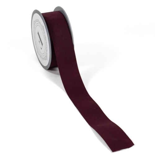 Платнена лента - 225449 - 3.8 см / 10 м - бордо