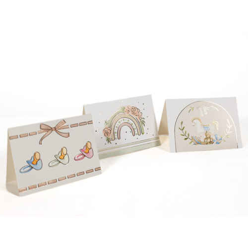 Мини картички микс 120бр. / 7x10см бебе 25KA055