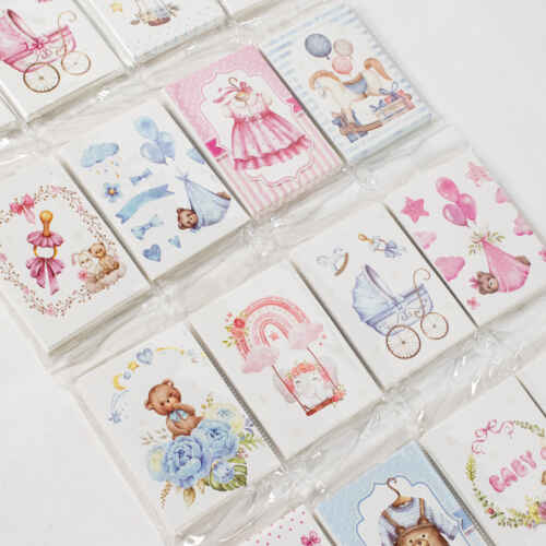 Мини картички микс 128бр. / 7x10см бебе 24KA010