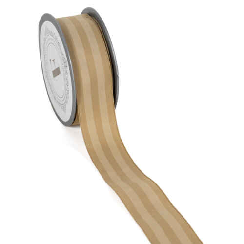 Платнена лента райе 3.8см х 10м / крем / 225613