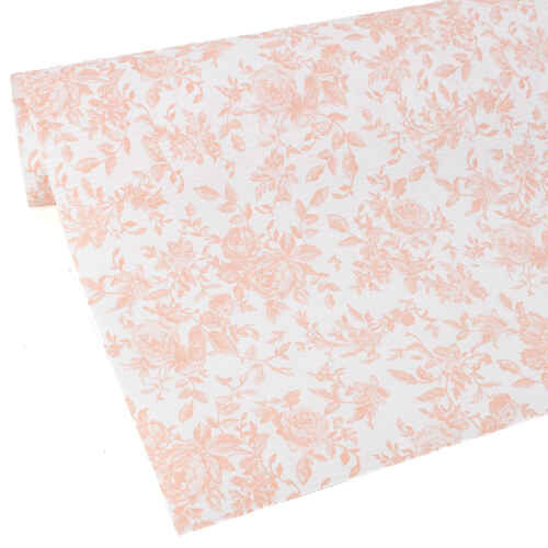 Релефна хартия розови божури - 50 см / 10 м - 131287